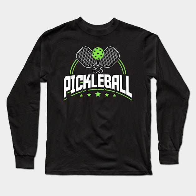 Pickleball Tournament Pickleball Long Sleeve T-Shirt by Caskara